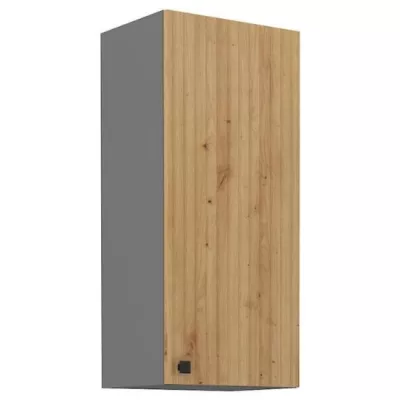 Hoher Hängeschrank NOMIN – Breite 40 cm, Artisan Eiche/Anthrazit