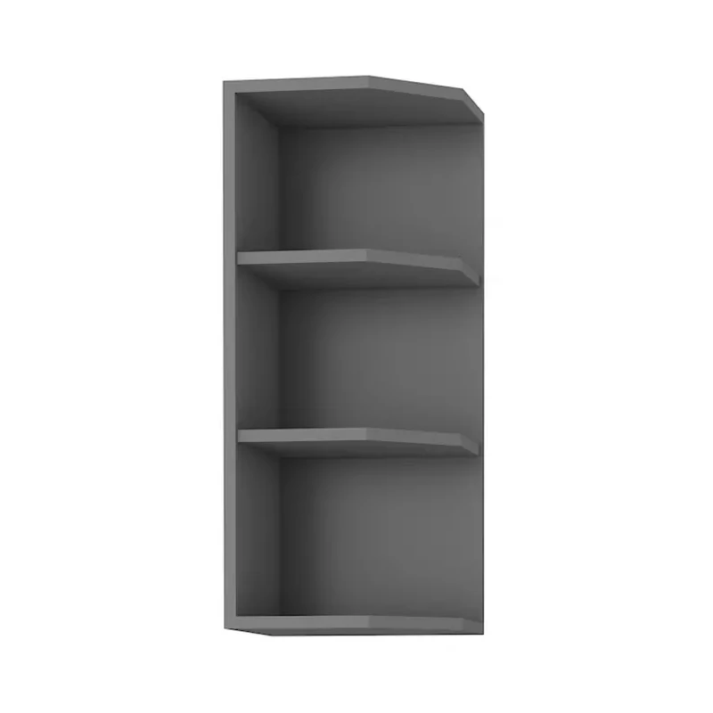 Eckoberschrank NOMIN - Breite 30 cm, anthrazit