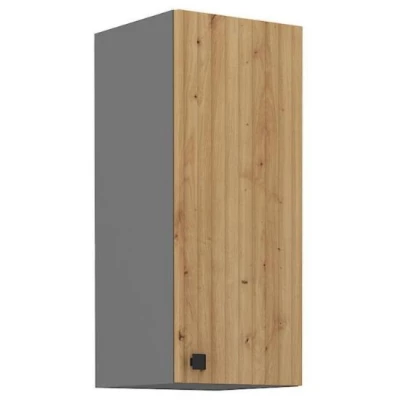 Küchenoberschrank NOMIN – Breite 30 cm, Artisan Eiche/Anthrazit