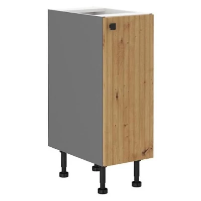 NOMIN Auszugschrank - Breite 30 cm, Artisan Eiche/Anthrazit