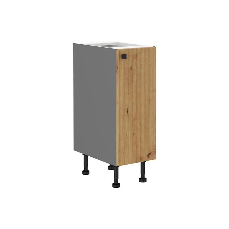 NOMIN Auszugschrank - Breite 30 cm, Artisan Eiche/Anthrazit