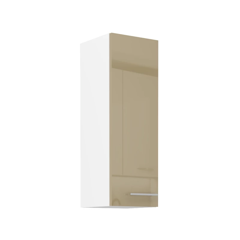 Hängehochschrank LAJLA - Breite 30 cm, Cappuccino/Weiß