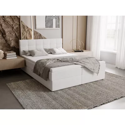 Polsterbett 180x200 ELSIE 2 mit Stauraum - weiß