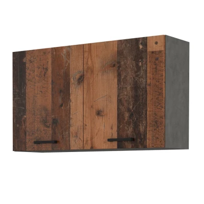 Oberer zweitüriger Schrank NEIL - Breite 100 cm, alter Stil / Matera