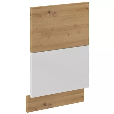 Tür für Einbaugeschirrspüler ADARA – 45x57 cm, Weiß/Artisan-Eiche