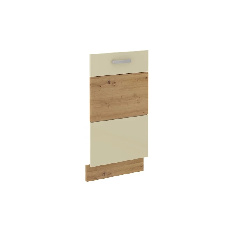 Tür für Einbaugeschirrspüler ADARA – 45x72 cm, Creme/Artisan Eiche