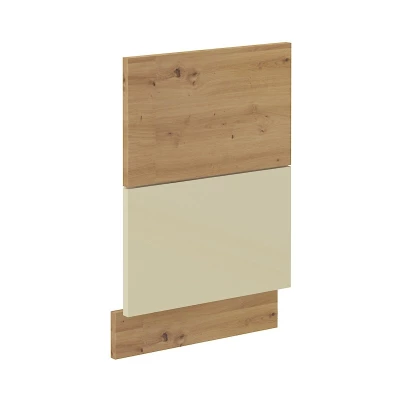 Tür für Einbaugeschirrspüler ADARA – 45x57 cm, Creme/Artisan Eiche