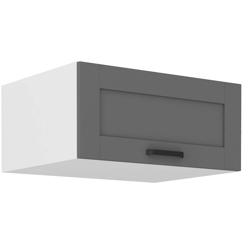 LAILI Tiefhaubenschrank - Breite 80 cm, grau/weiß