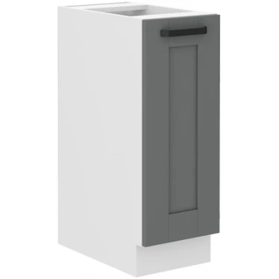 LAILI Auszugsschrank - Breite 30 cm, grau/weiß