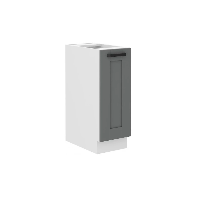 LAILI Auszugsschrank - Breite 30 cm, grau/weiß