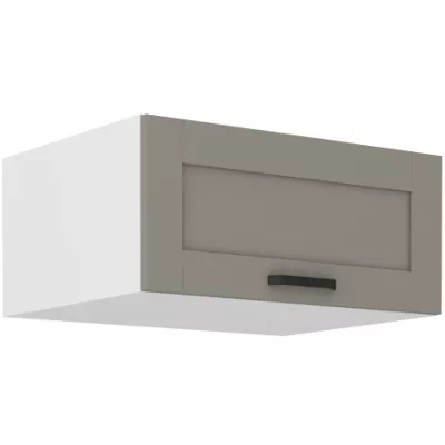 LAILI Tiefschrank für Dunstabzugshauben - Breite 80 cm, hellgrau/weiß