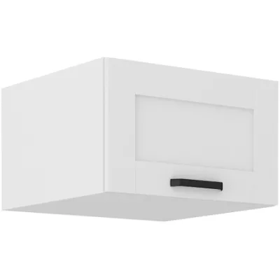 Oberer Tiefschrank mit Flügeltüren LAILI - Breite 60 cm, weiß