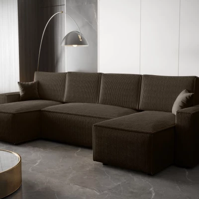 U-förmiges Sofa ARIANNA - Schokolade