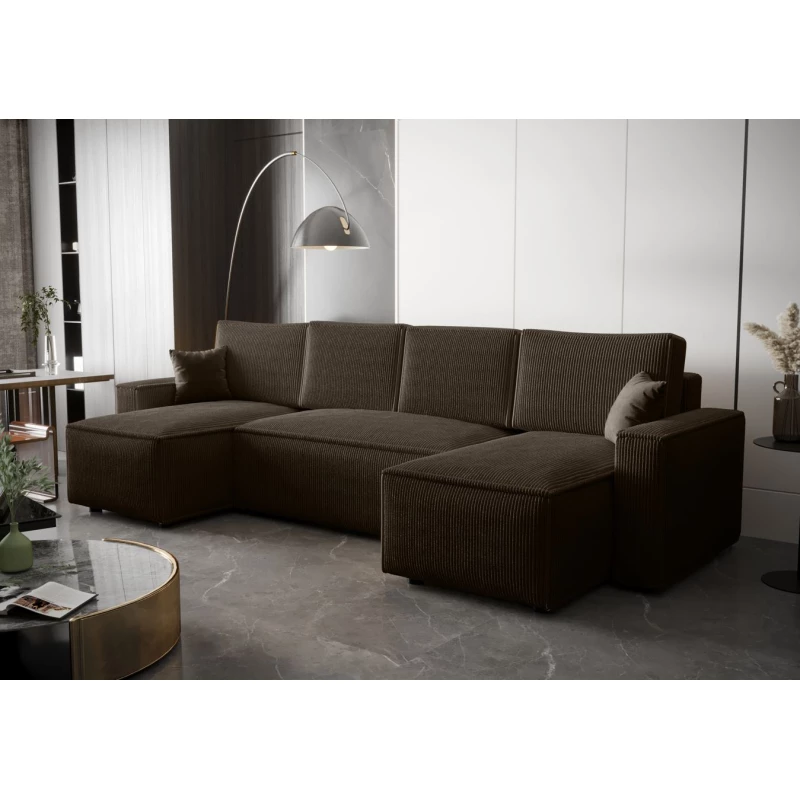 U-förmiges Sofa ARIANNA - Schokolade
