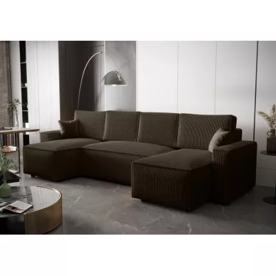 U-förmiges Sofa ARIANNA - Schokolade