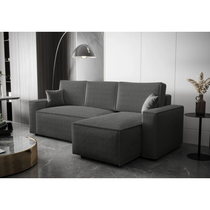 Eckschlafsofa ARIANNA - grau