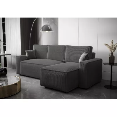 Eckschlafsofa ARIANNA - grau