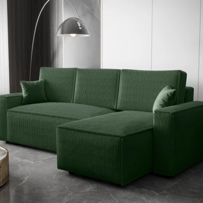 Ecksofa mit Schlaffunktion ARIANNA - grün