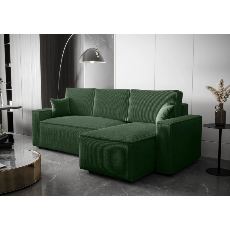 Ecksofa mit Schlaffunktion ARIANNA - grün