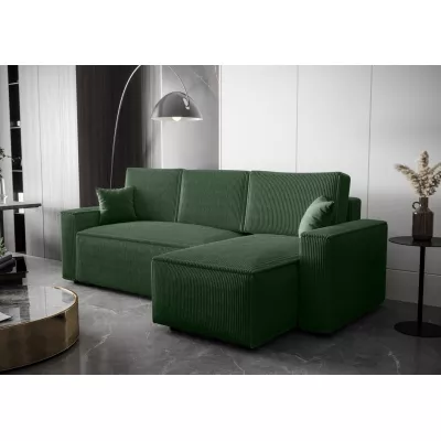 Ecksofa mit Schlaffunktion ARIANNA - grün