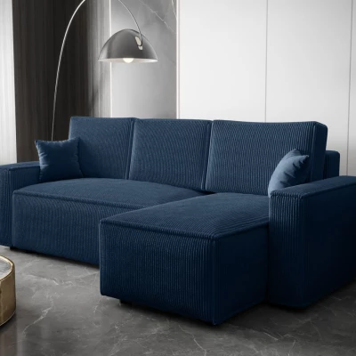 Eckschlafsofa ARIANNA – Preußischblau