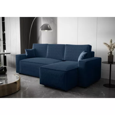Eckschlafsofa ARIANNA – Preußischblau