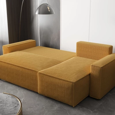 Ecksofa mit Schlaffunktion ARIANNA - grün