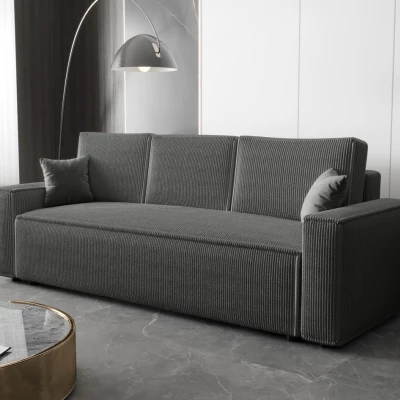 Dreisitzer-Schlafsofa ARIANNA - grau