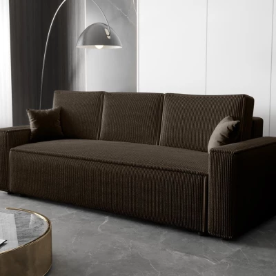 Dreisitzer-Schlafsofa ARIANNA – Schokolade