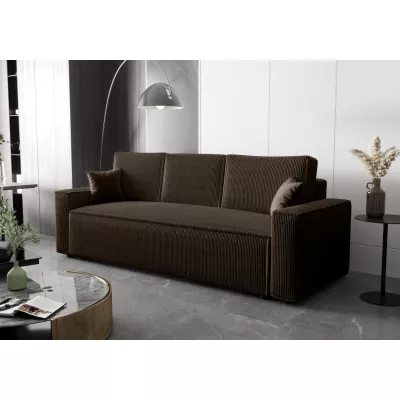 Dreisitzer-Schlafsofa ARIANNA – Schokolade