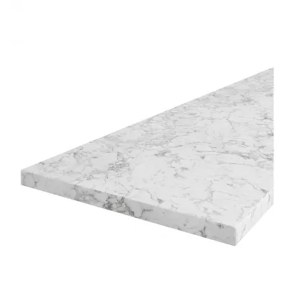 Küchenarbeitsplatte JAIDA 4 - 300x120x3,8 cm, Carara-Marmor
