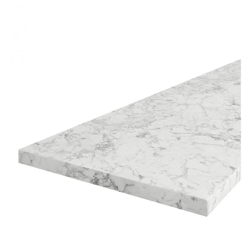 Küchenarbeitsplatte JAIDA 4 - 100x120x3,8 cm, Carara-Marmor