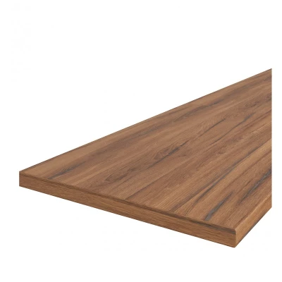Küchenarbeitsplatte JAIDA 3 – 200 x 60 x 3,8 cm, dunkle Estana-Eiche