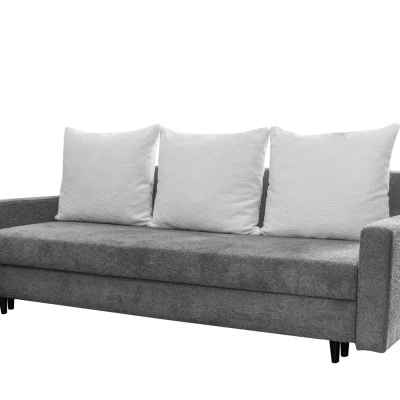 Schlafsofa ELIGIE – grau/creme