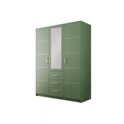 Hoher Kleiderschrank 147 AGNESA – grün