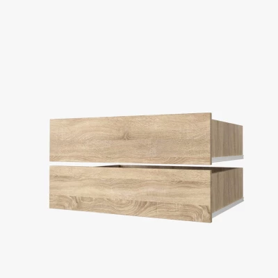 2er-Set Schubladen für Kleiderschrank 250 cm DONICELA - Sonoma