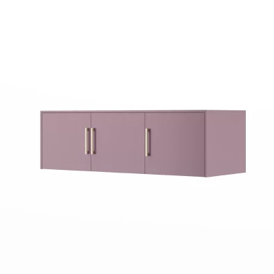 Dreitüriger Kleiderschrank-Anbau 147 AGNESA - Pflaume