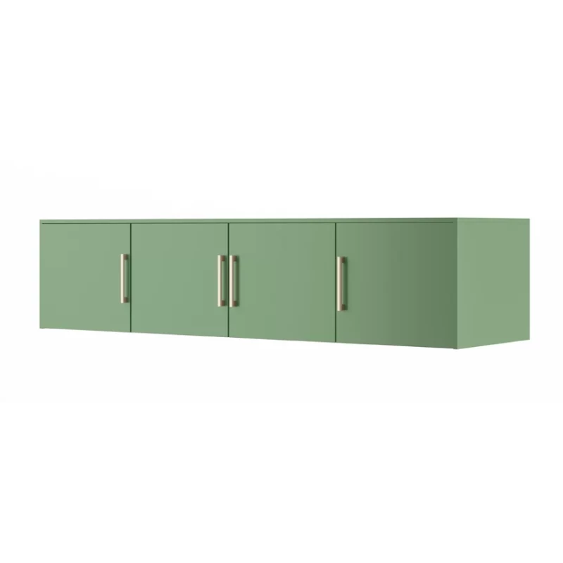 Viertüriger Kleiderschrankanbau 196 AGNESA - grün