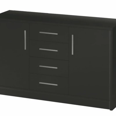 LILLY Kommode mit Schubladen – schwarz