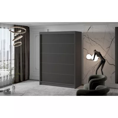Zweitüriger Kleiderschrank NICA – Breite 150 cm, schwarz