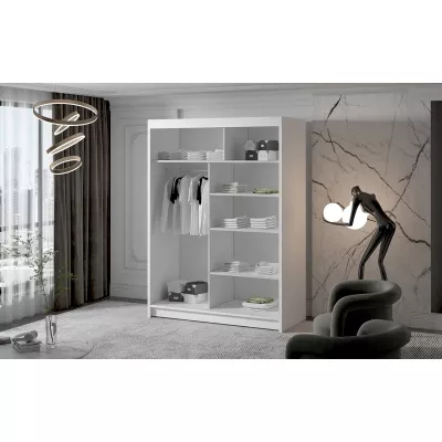 Zweitüriger Kleiderschrank NICA – Breite 150 cm, schwarz
