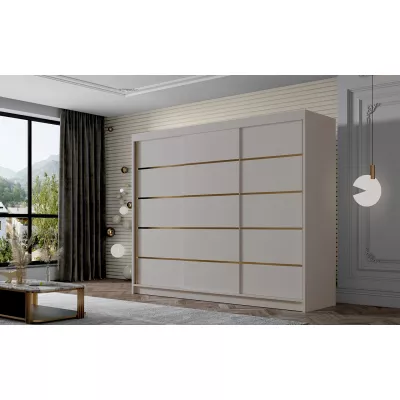Kleiderschrank MILINA - 250 cm, Kaschmir