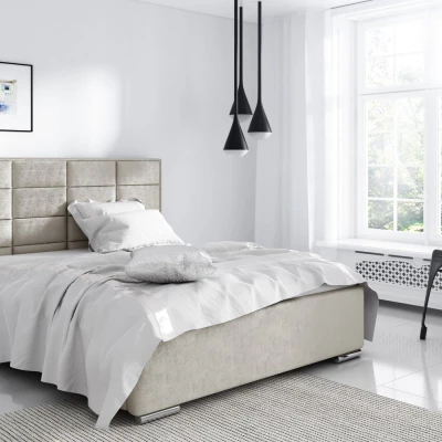 Einzelbett 120x200 CAFFARA - beige