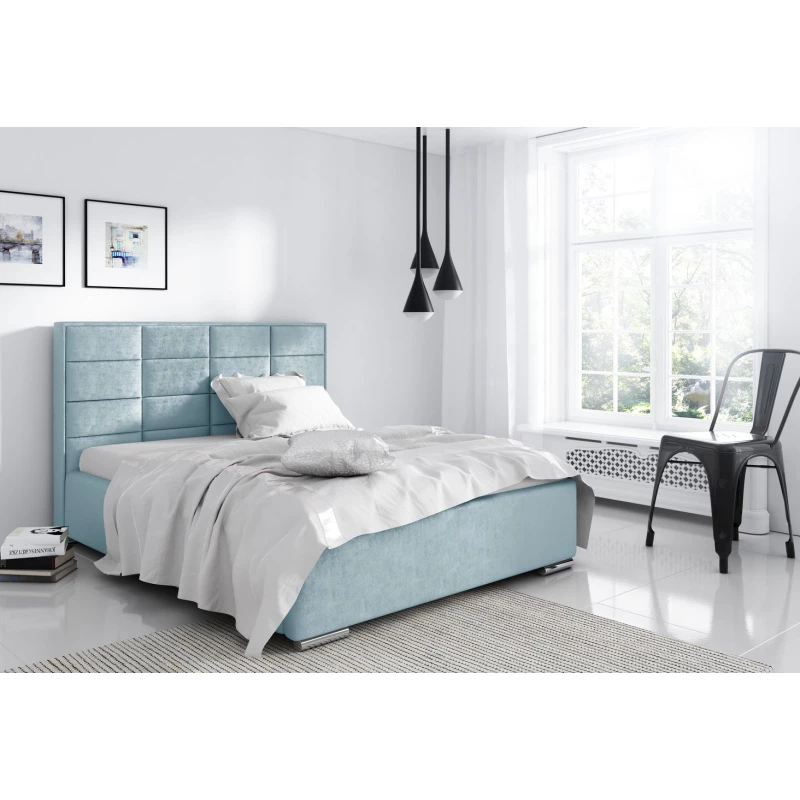 Einzelbett 120x200 CAFFARA - blau
