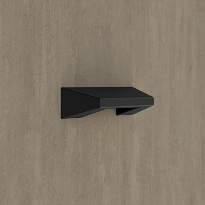 SABEL Schreibtisch - schwarz / Craft Eiche Gold