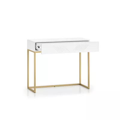 Konsolentisch ADELE 3 - weiß / gold