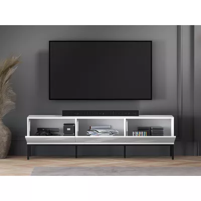 TV-Ständer ADELE 3 - weiß / schwarz