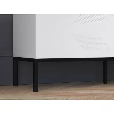 TV-Ständer ADELE 3 - weiß / schwarz
