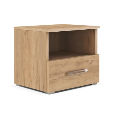 PIERE Nachttisch - Craft Eiche Gold