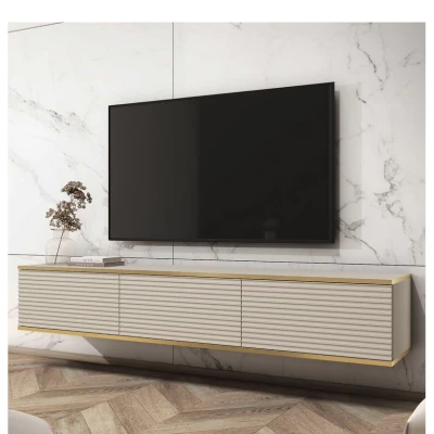 Fernsehtisch REFUGIO - 175 cm, beige
